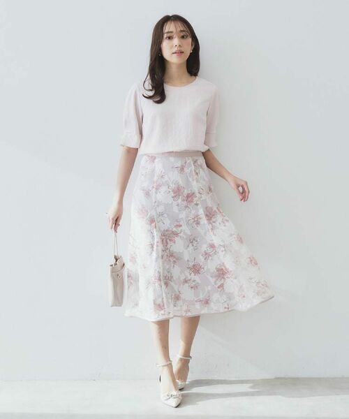 index / インデックス シャツ・ブラウス | 《8色展開/XS-LLサイズ》タックパフスリーブブラウス【洗濯機洗い可/吸水速乾/防シワ/抗ピル】 | 詳細26