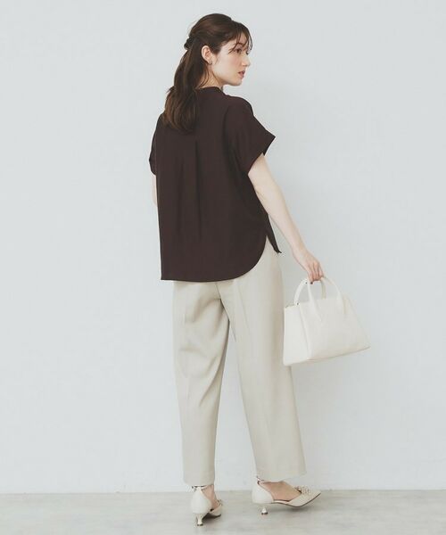 index / インデックス シャツ・ブラウス | ダブルポケットスキッパーブラウス【洗濯機洗い可/イージーアイロン】 | 詳細28