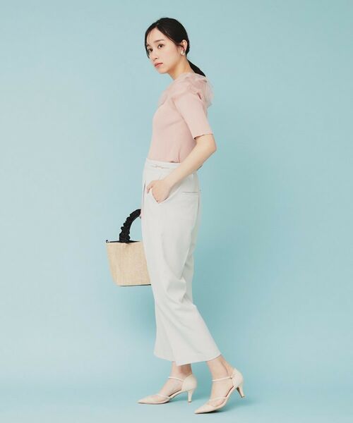 index / インデックス ニット・セーター | シアーラメフリルニット【洗濯機洗い可】 | 詳細13