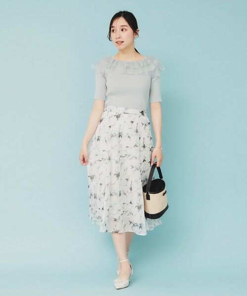 index / インデックス ニット・セーター | シアーラメフリルニット【洗濯機洗い可】 | 詳細16