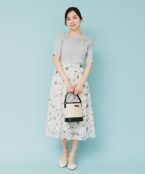 index / インデックス ニット・セーター | シアーラメフリルニット【洗濯機洗い可】 | 詳細17