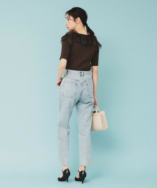 index / インデックス ニット・セーター | シアーラメフリルニット【洗濯機洗い可】 | 詳細8