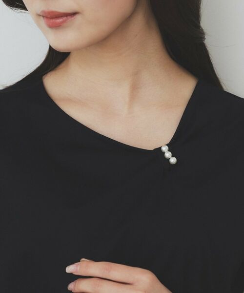 index / インデックス カットソー | アシメリボンフレンチトップス【接触冷感/UVケア/洗濯機洗い可】 | 詳細16