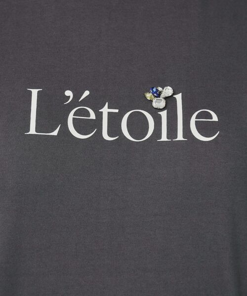 index / インデックス Tシャツ | 《美人百花掲載》ビジュー付きロゴTシャツ【接触冷感/UVケア/吸水速乾/汗ジミ防止/洗濯機洗い可】 | 詳細13