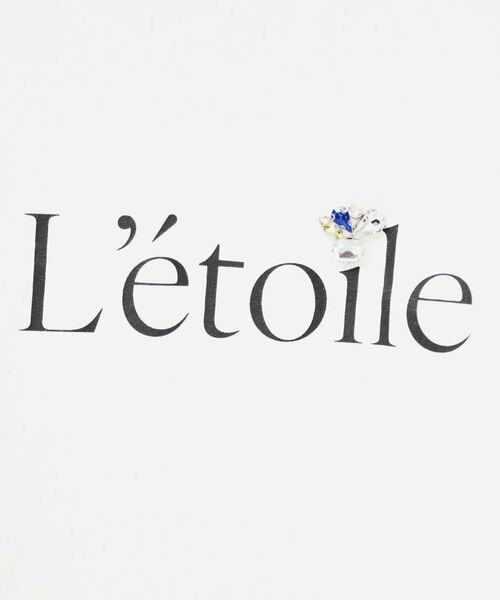 index / インデックス Tシャツ | 《美人百花掲載》ビジュー付きロゴTシャツ【接触冷感/UVケア/吸水速乾/汗ジミ防止/洗濯機洗い可】 | 詳細5