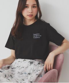 index / インデックス Tシャツ | ロゴ刺繍Tシャツ【UV/接触冷感/洗濯機洗い可】