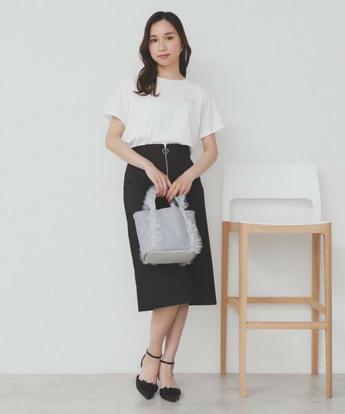 index / インデックス Tシャツ | ロゴ刺繍Tシャツ【UV/接触冷感/洗濯機洗い可】 | 詳細2