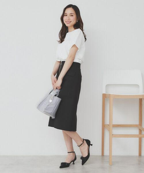 index / インデックス Tシャツ | ロゴ刺繍Tシャツ【UV/接触冷感/洗濯機洗い可】 | 詳細3