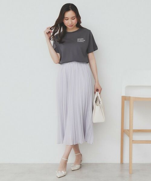 index / インデックス Tシャツ | ロゴ刺繍Tシャツ【UV/接触冷感/洗濯機洗い可】 | 詳細6