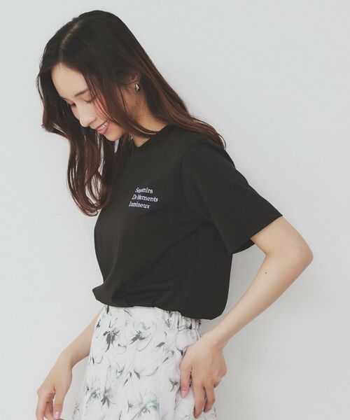 index / インデックス Tシャツ | ロゴ刺繍Tシャツ【UV/接触冷感/洗濯機洗い可】 | 詳細9