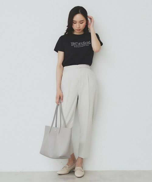 index / インデックス Tシャツ | フロントロゴ刺繍Tシャツ【UVケア/洗濯機洗い可/接触冷感】 | 詳細12