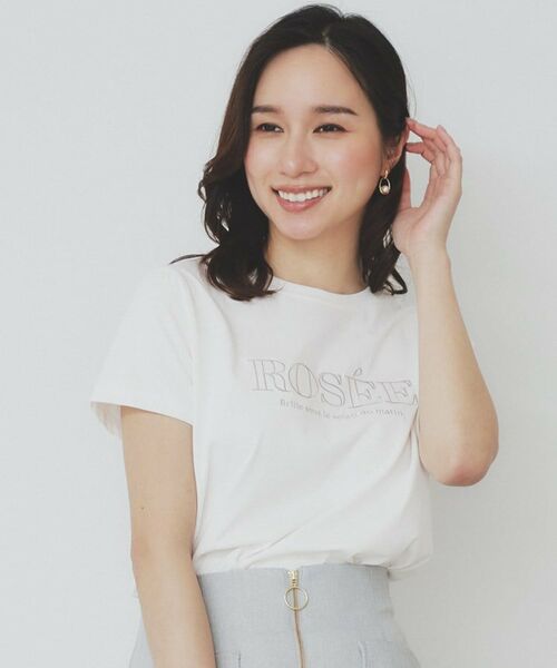 index / インデックス Tシャツ | フロントロゴ刺繍Tシャツ【UVケア/洗濯機洗い可/接触冷感】 | 詳細3