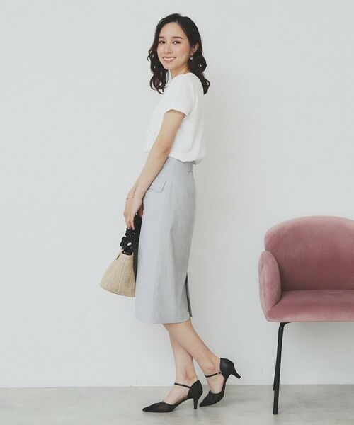 index / インデックス Tシャツ | フロントロゴ刺繍Tシャツ【UVケア/洗濯機洗い可/接触冷感】 | 詳細5