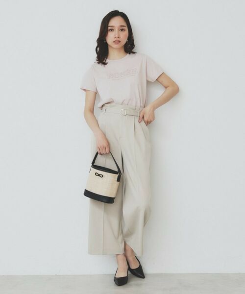 index / インデックス Tシャツ | フロントロゴ刺繍Tシャツ【UVケア/洗濯機洗い可/接触冷感】 | 詳細8