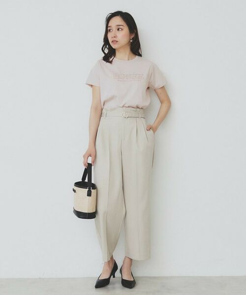 index / インデックス Tシャツ | フロントロゴ刺繍Tシャツ【UVケア/洗濯機洗い可/接触冷感】 | 詳細9