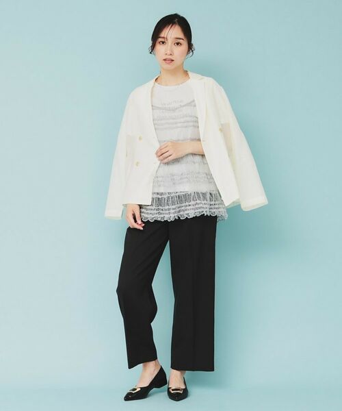 index / インデックス その他トップス | 《ツインセット》ロゴT×チュールキャミ【UVケア/接触冷感/洗濯機洗い可】 | 詳細14