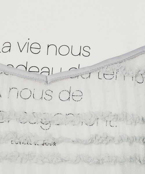 index / インデックス その他トップス | 《ツインセット》ロゴT×チュールキャミ【UVケア/接触冷感/洗濯機洗い可】 | 詳細18
