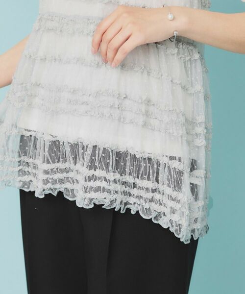 index / インデックス その他トップス | 《ツインセット》ロゴT×チュールキャミ【UVケア/接触冷感/洗濯機洗い可】 | 詳細25