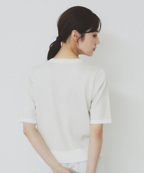 index / インデックス カーディガン・ボレロ | ラメバイカラー半袖カーディガン【洗濯機洗い可】 | 詳細17