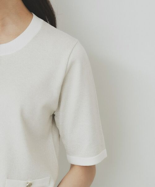 index / インデックス カーディガン・ボレロ | ラメバイカラー半袖カーディガン【洗濯機洗い可】 | 詳細19