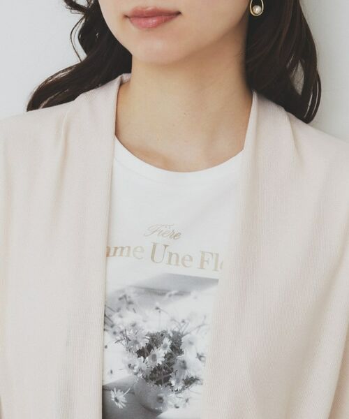 index / インデックス カーディガン・ボレロ | シアージャージカーディガン【洗濯機洗い可/接触冷感/UVケア】 | 詳細16