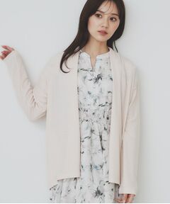 index / インデックス カーディガン・ボレロ | シアージャージミドル丈カーディガン【接触冷感/UVケア/洗濯機洗い可】