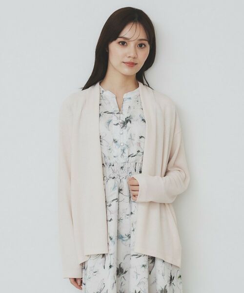 index / インデックス カーディガン・ボレロ | シアージャージミドル丈カーディガン【接触冷感/UVケア/洗濯機洗い可】 | 詳細13