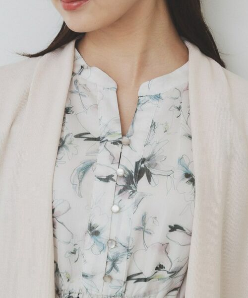 index / インデックス カーディガン・ボレロ | シアージャージミドル丈カーディガン【接触冷感/UVケア/洗濯機洗い可】 | 詳細16