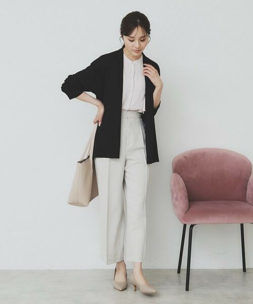 index / インデックス カーディガン・ボレロ | シアージャージミドル丈カーディガン【接触冷感/UVケア/洗濯機洗い可】 | 詳細6
