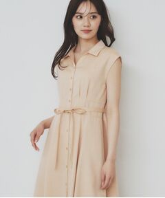 【試着のみ】ラルフローレン リネン100% シャツドレスAラインワンピース現行品 新作セール ラルフローレン リネンシャツドレスワンピース