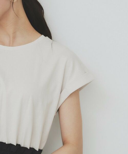 index / インデックス ミニ丈・ひざ丈ワンピース | ドッキングフレアワンピース【洗濯機洗い可】 | 詳細24