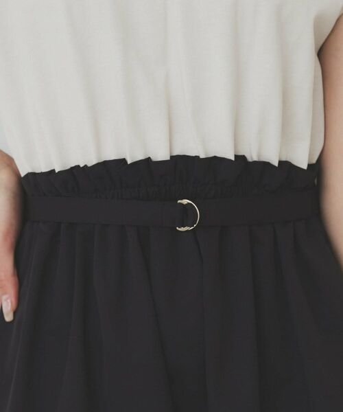 index / インデックス ミニ丈・ひざ丈ワンピース | ドッキングフレアワンピース【洗濯機洗い可】 | 詳細25