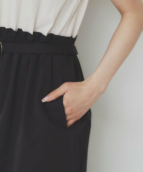 index / インデックス ミニ丈・ひざ丈ワンピース | ドッキングフレアワンピース【洗濯機洗い可】 | 詳細26