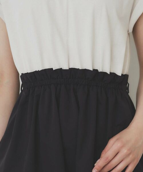 index / インデックス ミニ丈・ひざ丈ワンピース | ドッキングフレアワンピース【洗濯機洗い可】 | 詳細29