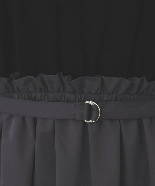 index / インデックス ミニ丈・ひざ丈ワンピース | ドッキングフレアワンピース【洗濯機洗い可】 | 詳細7