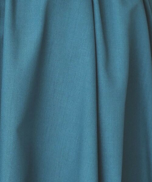 index / インデックス ミニ丈・ひざ丈ワンピース | 《andGIRL掲載》タックフレアワンピース【洗濯機洗い可/イージーアイロン】 | 詳細18