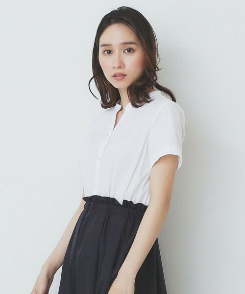 index / インデックス ミニ丈・ひざ丈ワンピース | 《andGIRL掲載》タックフレアワンピース【洗濯機洗い可/イージーアイロン】 | 詳細22