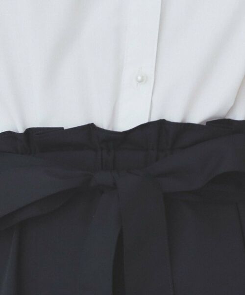 index / インデックス ミニ丈・ひざ丈ワンピース | 《andGIRL掲載》タックフレアワンピース【洗濯機洗い可/イージーアイロン】 | 詳細24