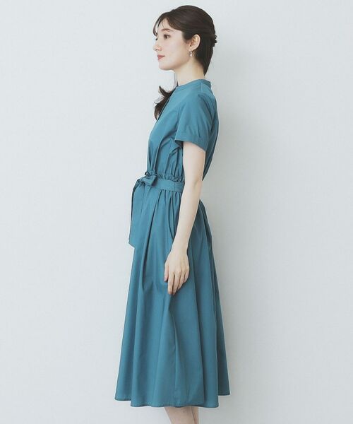 index / インデックス ミニ丈・ひざ丈ワンピース | 《andGIRL掲載》タックフレアワンピース【洗濯機洗い可/イージーアイロン】 | 詳細26