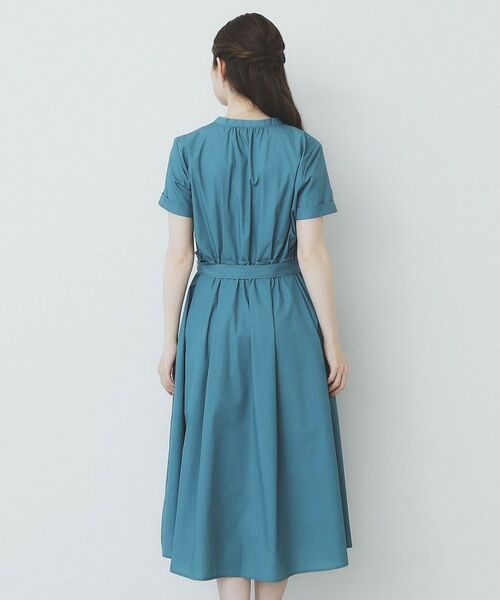 index / インデックス ミニ丈・ひざ丈ワンピース | 《andGIRL掲載》タックフレアワンピース【洗濯機洗い可/イージーアイロン】 | 詳細27