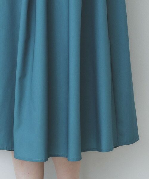 index / インデックス ミニ丈・ひざ丈ワンピース | 《andGIRL掲載》タックフレアワンピース【洗濯機洗い可/イージーアイロン】 | 詳細30