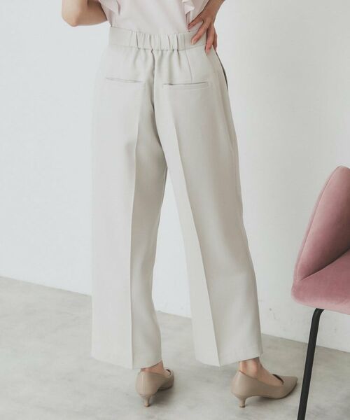 index / インデックス ショート・ハーフ・半端丈パンツ | サイドビット付きストレッチワイドパンツ【洗濯機洗い可/吸水速乾/防シワ】 | 詳細10