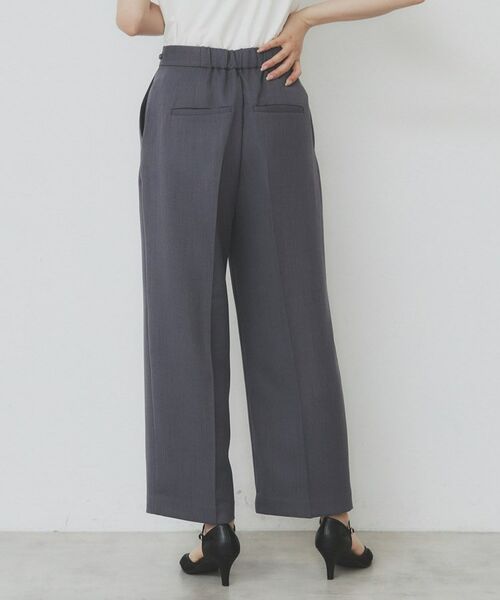 index / インデックス ショート・ハーフ・半端丈パンツ | サイドビット付きストレッチワイドパンツ【洗濯機洗い可/吸水速乾/防シワ】 | 詳細20