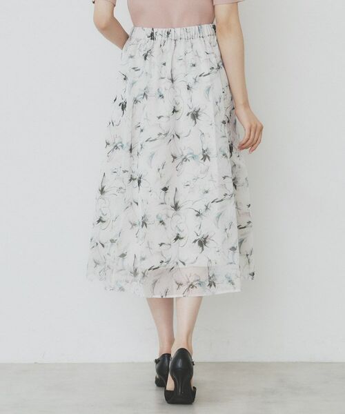 index / インデックス スカート | シアーフラワーフレアスカート【洗濯機洗い可】 | 詳細22