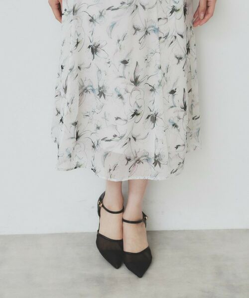 index / インデックス スカート | シアーフラワーフレアスカート【洗濯機洗い可】 | 詳細25