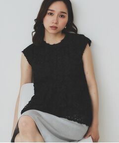 index / インデックス シャツ・ブラウス | フラワーチュール刺繍ペプラムブラウス【洗える】