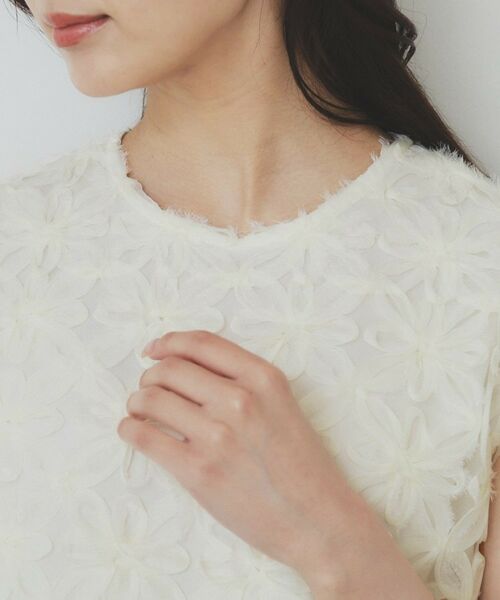 index / インデックス シャツ・ブラウス | フラワーチュール刺繍ペプラムブラウス【洗える】 | 詳細16