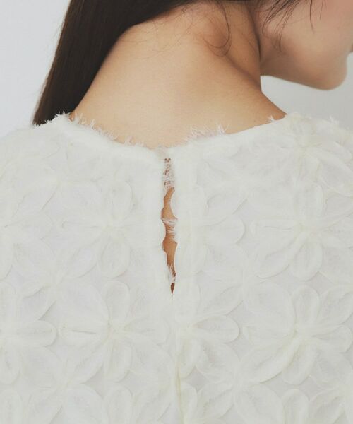 index / インデックス シャツ・ブラウス | フラワーチュール刺繍ペプラムブラウス【洗える】 | 詳細17