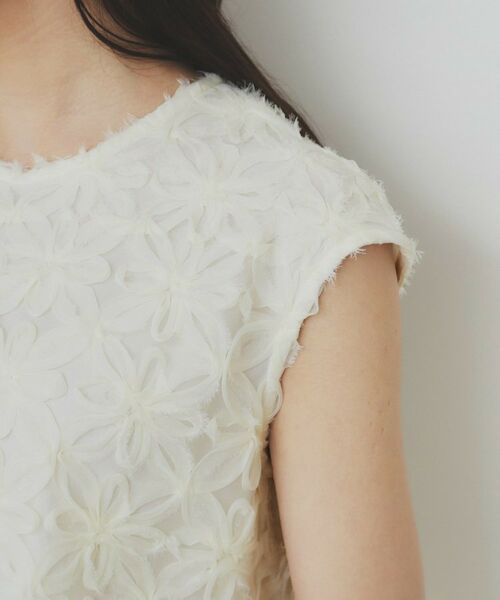 index / インデックス シャツ・ブラウス | フラワーチュール刺繍ペプラムブラウス【洗える】 | 詳細18
