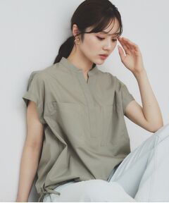 index / インデックス シャツ・ブラウス | ダブルポケットスキッパーシャツ【洗濯機洗い可/イージーアイロン】